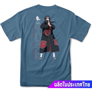 เสื้อยืดผ้าฝ้ายพรีเมี่ยม เสื้อยืดลำลองนารูโตะ Primitive X Naruto Itachi T-Shirt (Slate)  Naruto T-shirt