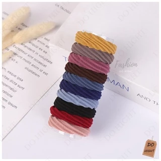 พร้อมส่ง⚡ มีเก็บเงินปลายทาง💸 ยางรัดผม สไตล์เกาหลี คละสี (ราคาต่อ 1 ชิ้น) : Do hight