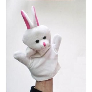 ตุ๊กตามือ กระต่ายน้อย สินค้าพร้อมส่ง