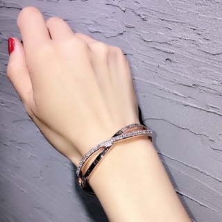 กำไลพร้อมส่ง กำไล กำไลข้อมือ กำไลโรมัน สแตนเลสเคลือบ18K