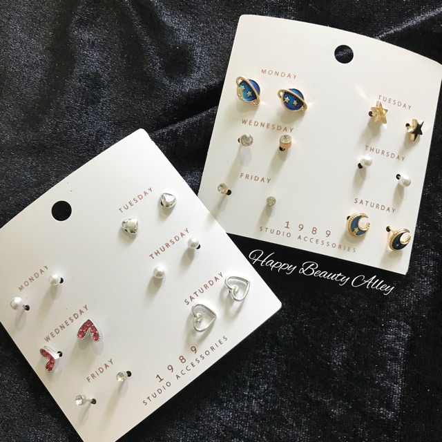 พร้อมส่ง ต่างหู แฟชั่น earing
