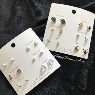 พร้อมส่ง ต่างหู แฟชั่น earing