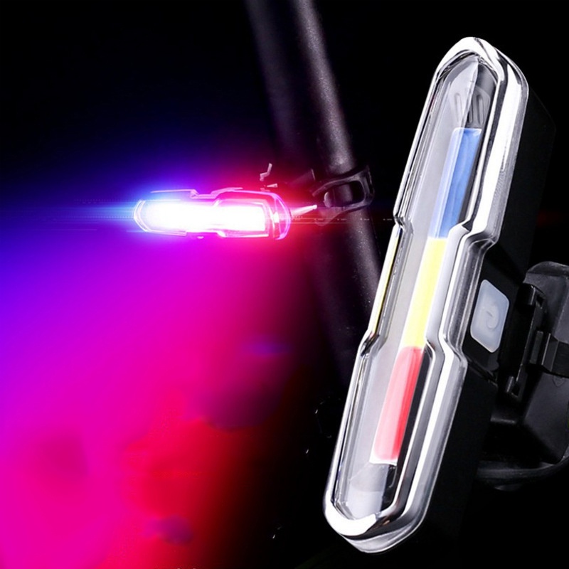 ใหม่ ไฟท้ายจักรยาน Led ชาร์จ USB กันน้ํา เพื่อความปลอดภัย