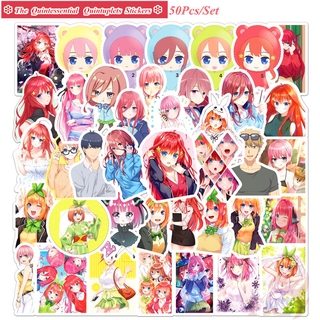 ❉ The Quintessential Quintuplets Series 03 Anime สติ๊กเกอร์ ❉ 50Pcs/Set Nakano Miku Ichika Nino Yotsuba Itsuki DIY Fashion Mixed Decals Doodle Decals สติ๊กเกอร์