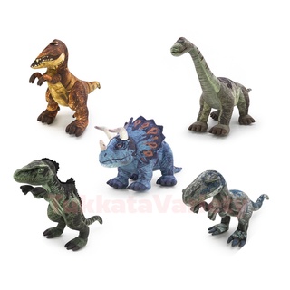 Dino Classic ลิขสิทธิ์แท้ ตุ๊กตา ไดโนเสาร์ T-Rex / Raptor / Brachiosaurus