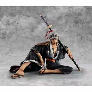 New One Piece POP และชุดกิโมโนประเทศ Luo samurai นั่งรุ่น boxed figure