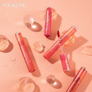 Focallure ลิปสติก ลิปกลอส เนื้อเจลลี่ ใส ติดทนนาน ไม่ติดแก้ว