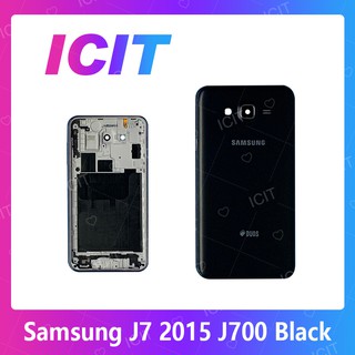 Samsung J7 2015/J700 อะไหล่บอดี้ เคสกลางพร้อมฝาหลัง Body For Samsung j7 2015/j700 อะไหล่มือถือ ICIT2020