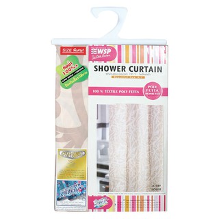 ผ้าม่านห้องน้ำ ม่านห้องน้ำ POLY WSP SCP-3M A7189 W180XH200 ซม. ม่านห้องน้ำ ห้องน้ำ SHOWER CURTAIN WSP SCP-3M A7189 W180X