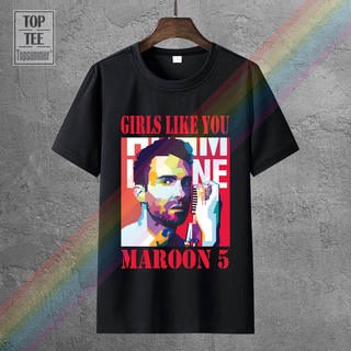 เสื้อผ้าผชเสื้อยืด พิมพ์ลาย Maroon 5 Tee Like You สไตล์พังก์ โกธิค เรโทรS-5XL