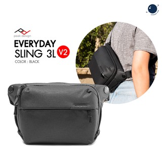 Peak design Everyday Sling 3L v2 - Black กระเป๋ากล้องอเนกประสงค์ ประกันศูนย์