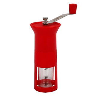 Water glass BIALETTI GRINDER RED BL-DCDESIGN02 Tableware Kitchen equipment แก้วน้ำ ที่บดเมล็ดกาแฟ BIALETTI แบบมือหมุน สี