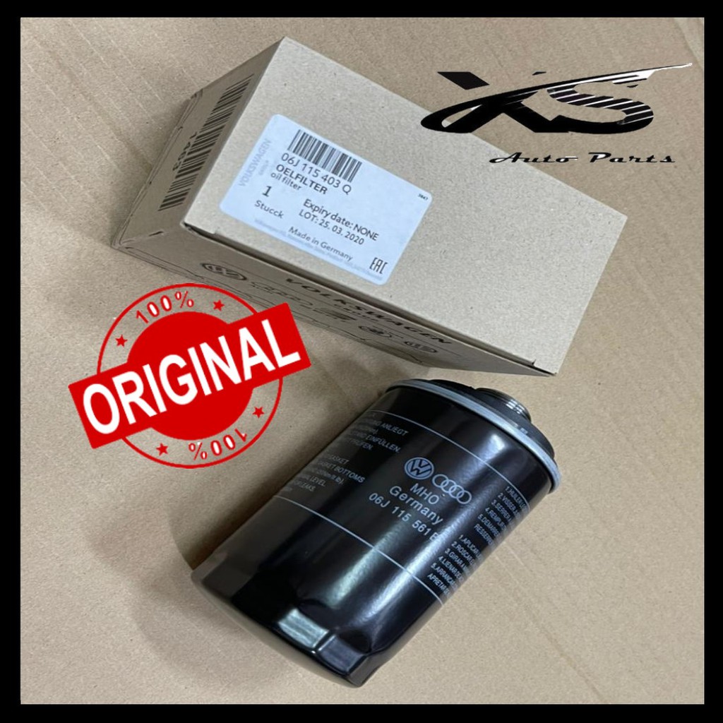 กรองน้ํามันเครื่อง - AUDI A4,A5,Q5 2.OL VOLKSWAGEN GOLF GTI PASSAT 2.0 (2010-2015) ( 06J 115 403C )