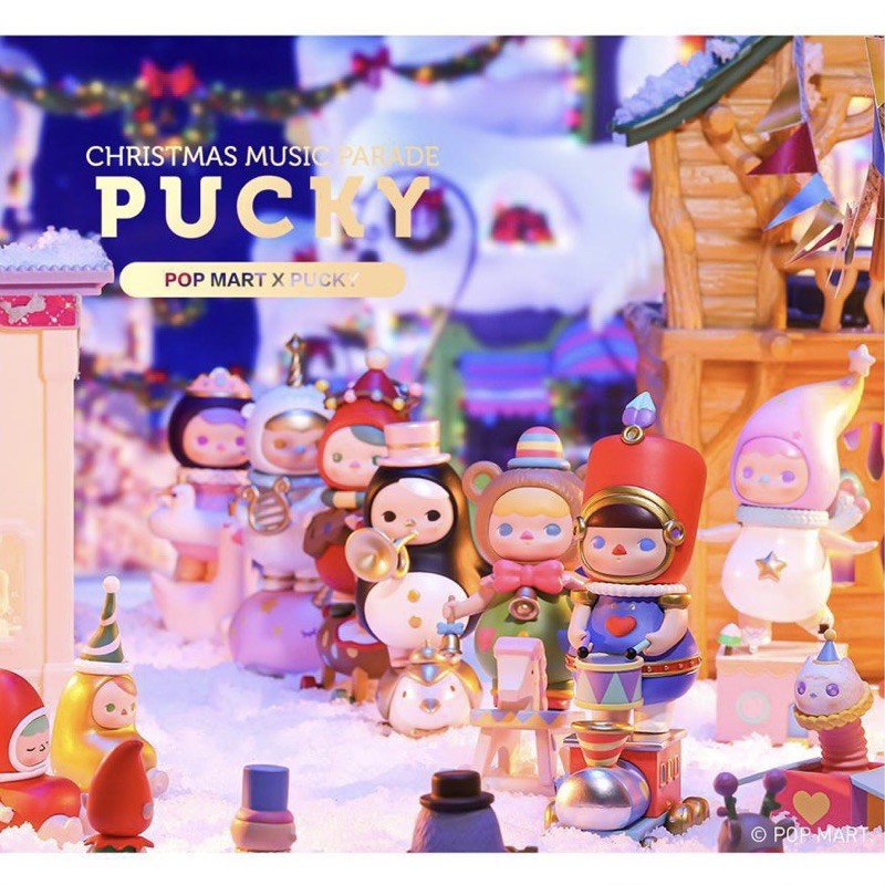 POPMART PUCKY Christmas Music Parade Set by POP MART Shopee Thailand