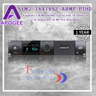 Apogee SYM2-16X16S2-A8MP-PTHD :Symphony I/O MKII PTHD Chassis with 16 Analog In +16 Analog Out+8 Mic รับประกันศูนย์ 1 ปี