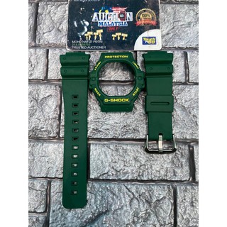 Bnb CUSTOM DW5900 TAPAK KUCING HIJAU + BUCKLE JAPAN สําหรับ GSHOCK