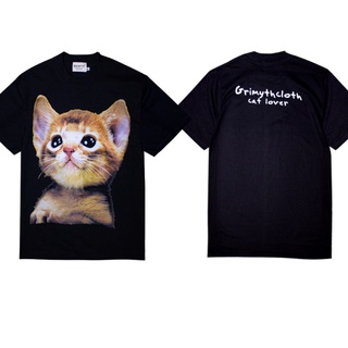 GMT184-1 CAT LOVER BLACK เสื้อยืดสีดำ