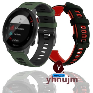 สายนาฬิกาข้อมือซิลิโคน แบบนิ่ม สําหรับ Garmin Forerunner 55 255 245 645 Garmin Forerunner 955 745