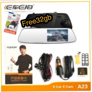 🚖กล้องติดรถECar ECamA23 full Hd+32GB 🚖