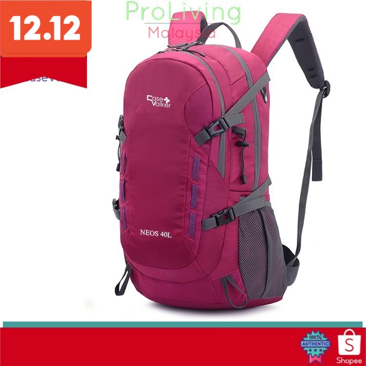 Case Valker 40L NEOS Outdoor Nylon Backpack Hiking Bag Stok Sedia Ada