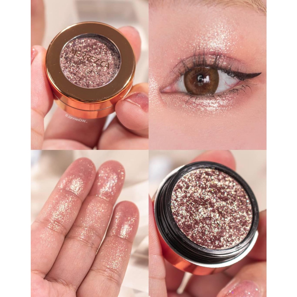 (ตลับกลม) Merrezca Pearl Pigment Eye shadow เมอเรซกา อายแชโดว์ กลิตเตอร์  Merrez'ca eye สีแน่น ชัด ติดทนนาน  1.8g. - รูปที่ 6