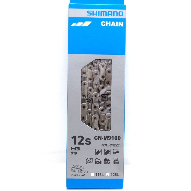 โซ่ จักรยาน SHIMANO - XTR - รุ่น CN-M9100 - 12 - SPD (116L) / CN-M9100 - 12 - SPD (126L)