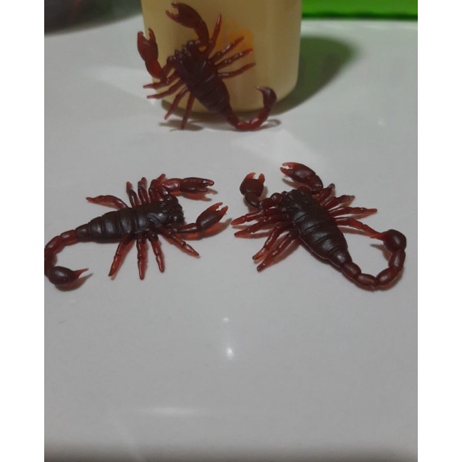 แมงป่องปลอม แมงป่องสีน้ำตาล ของเล่นเด็ก (ราคา/ชิ้น)🦂🦂🦂