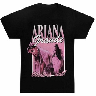 GILDAN 【สไตล์คลาสสิก】เสื้อยืด ผ้าฝ้าย 100% พิมพ์ลาย Ariana Grande Thank U Next Sweetener World Tour สีดํา สําหรับผู้ชายS