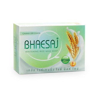 สบู่เภสัช  ฺBHAESAJ เขียว สูตรนมข้าว 130g