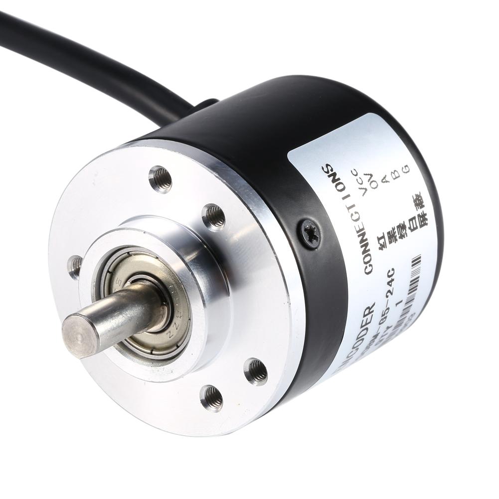 Yoaushop เอ็นโค้ดเดอร์และอุปกรณ์เสริม 600P/R 5V‐24V AB 2 เฟส 6 มม.