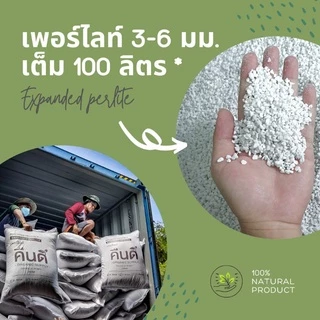 ส่งฟรี ‼️ | เพอร์ไลท์ (Expanded Perlite) | วัสดุผสมดินให้โปร่ง เก็บความชื้น ⚪️