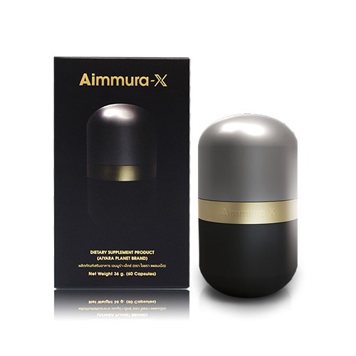 สินค้าขายดี Aiyara Aimmura X ไอยรา เอมมูร่า เอ็กซ์ สารเซซามินสกัด จากงาดำ สูตรใหม่ เพิ่มเซซามินเข้มข้น 20 เท่า 1 กล่อง
