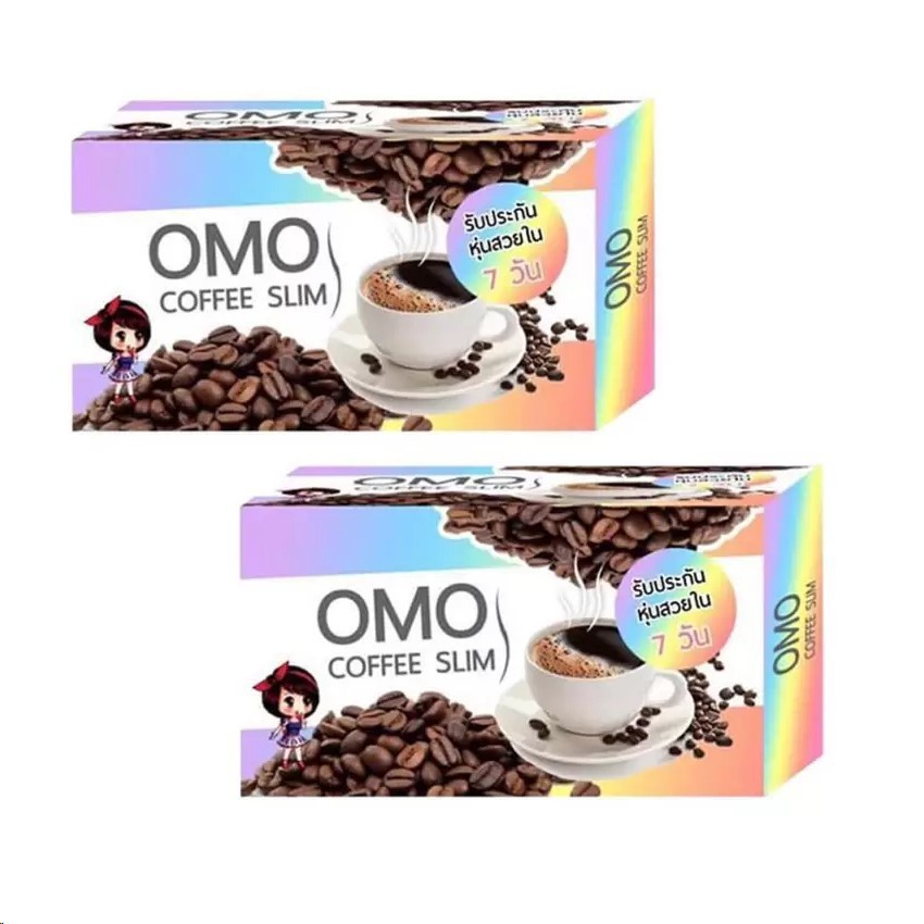 Omo Plus กาแฟโอโม่ OMO COFFEE SLIM (2 กล่อง)