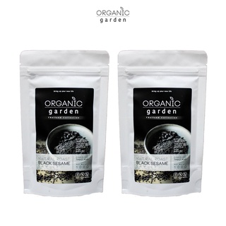 งาดำอบบด แพ็ค2ถุง Organic garden Ground Black Sesame 100g แพ็ค 2ถุง!!! [อาหารเสริมสำหรับเด็ก แม่ตั้งครรภ์ บำรุงกระดูก]