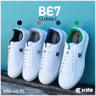 รองเท้า​ผ้าใบ​ Kito💯 BE7 ส​แตน​คอร์ท🇬🇧36-44 ใส่ได้ทั้งชายหญิง นุ่มเบาสบายเท้า วอคกิ้ง ทำงาน เรียน ลำลอง​