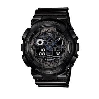 Casio G-Shockนาฬิกาข้อมือผู้ชาย สีดำ สายเรซิ่น รุ่นGA-100CF-1A ของแท้100%  ประกันศูนย์ 1 ปี จากร้าน henghengwatch