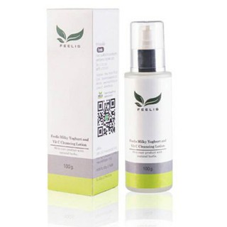 Feelis Milky Yoghurt &amp; Vit C Cleansing Lotion น้ำนม โยเกิร์ต ทำความสะอาดผิวหน้า