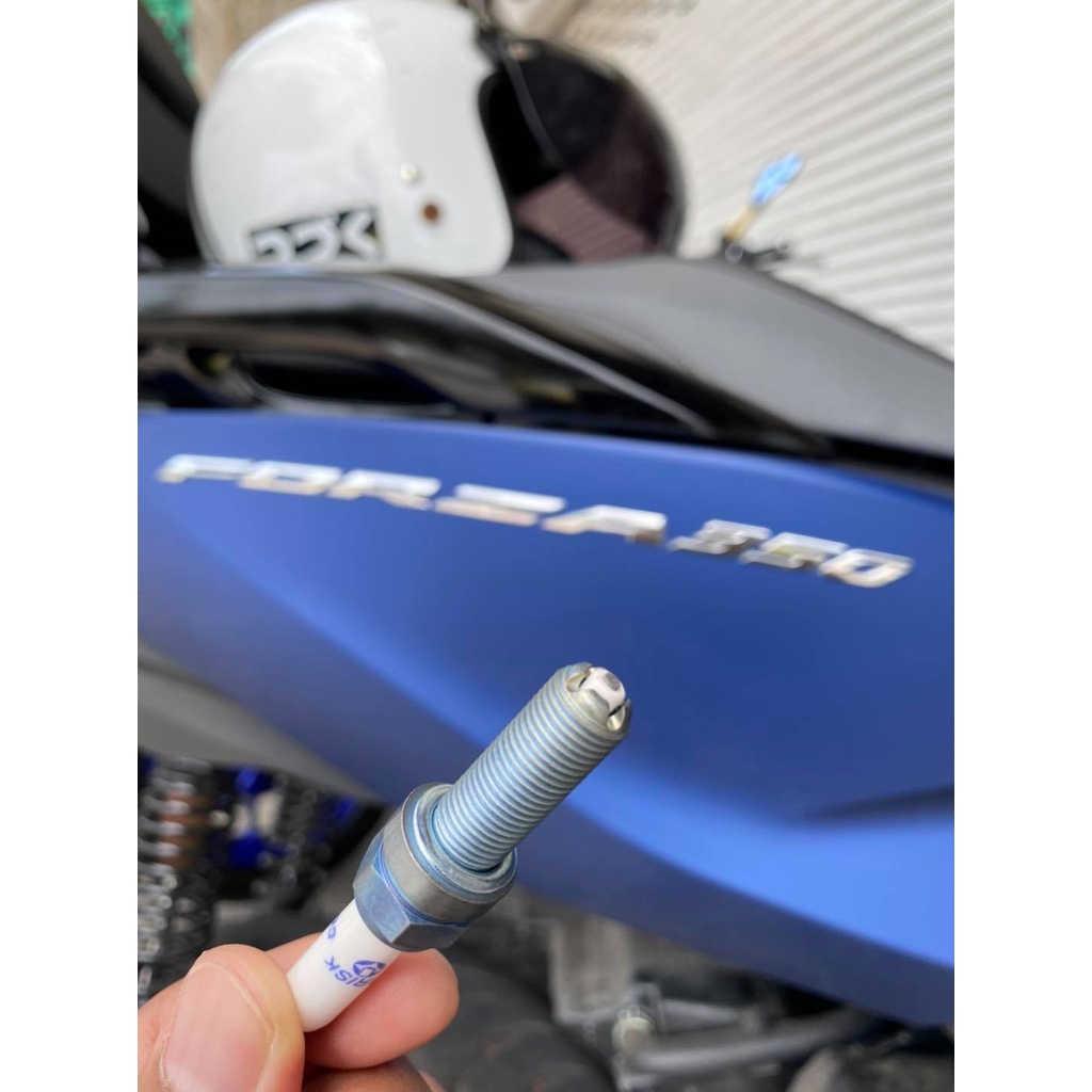 Brisk หัวเทียน 4 เขี้ยวตัวใหม่ สำหรับน้ำมัน E85 E20 และทุกน้ำมัน สำหรับ X-Max Forza และรถรุ่นอื่นๆ
