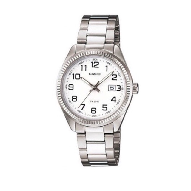 Casio นาฬิกา ข้อมือผู้หญิง สายสแตนเลส รุ่น LTP-1302D-7B (Silver)