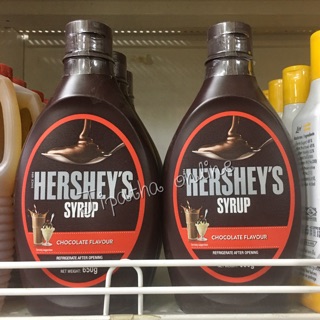 (650 กรัม) Hersheys Chocolate Syrup Flavour เฮอชี่ส์ ไซรัปช็อคโกแลต เฟลเวอร์(น้ำเชื่อมรสช็อกโกแลต)