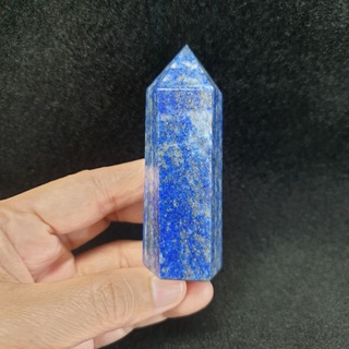 แท่งหินลาพิสลาซูลี ลาพิสลาซูลี หินก้อนลาพิสลาซูลี หินลาพิสลาซูลี(Lapis Lazuli)สูง 8.1 ซม. กว้าง 3 ซม. หนา 2.8 ซม.