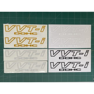 VVT-I DOHC 1 คู่ สติ๊กเกอร์แต่งรถ