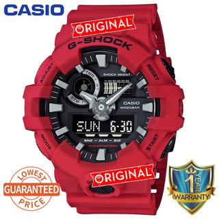 (ขายลดราคา) Casio G-Shock GA-700 นาฬิกาข้อมือผู้ชายนาฬิกาสปอร์ตควอทซ์