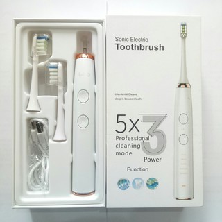 เเปรงสีฟันไฟฟ้า SONIC ELECTRIC TOOTHBRUSH LEBOT ของแท้ เเถมเเปรง 1 ชิ้น*(มี 4 สีให้เลือก)