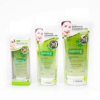 Smooth E Babyface Gel สมูท อี เบบี้เฟชเจล เจลล้างหน้าไม่มีฟอง SmoothE สมูทอี ขนาด 99 / 165 ML