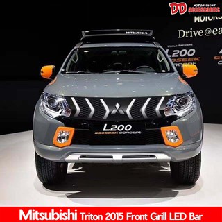 กระจังหน้า Triton 2015 2016 2017 2018 LED Bar ไฟวิ่ง ลาย Ralliart ลายใหม่สุด!!!