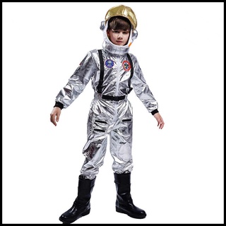 7C196 ชุดเด็ก ชุดนักบินอวกาศ นักบินอวกาศ ชุดนาซ่า Nasa Astronaut Spaceman Costume