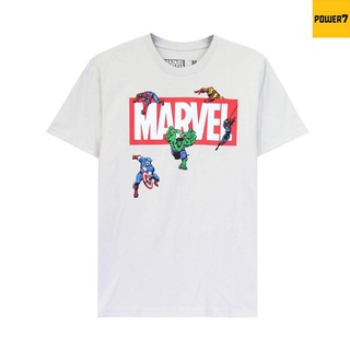 เสื้อผ้าผชPower7shop มาเวล เสื้อยืดมาเวล MARVEL การ์ตูนลิขสิทธิ์แท้ รุ่น 0819-362S-5XL