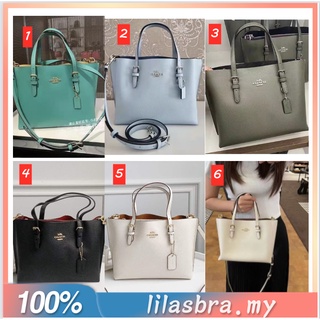 ✨ลิลี่ แคนาดา ช้อปปิ้ง✨ Coach C4084 for 5 colors Mollie /เล็ก /tote /ผู้หญิง/ กระเป๋าถือกระเป๋าสะพายข้างสะพายข้าง