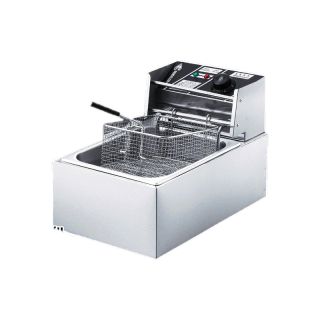 โปรโมชั่น : KONIG หม้อทอดไฟฟ้า 6 ลิตร 12 ลิตร 5000W หม้อทอดเฟรนซ์ฟรายไฟฟ้า สแตนเลส สวิตช์อิสระ